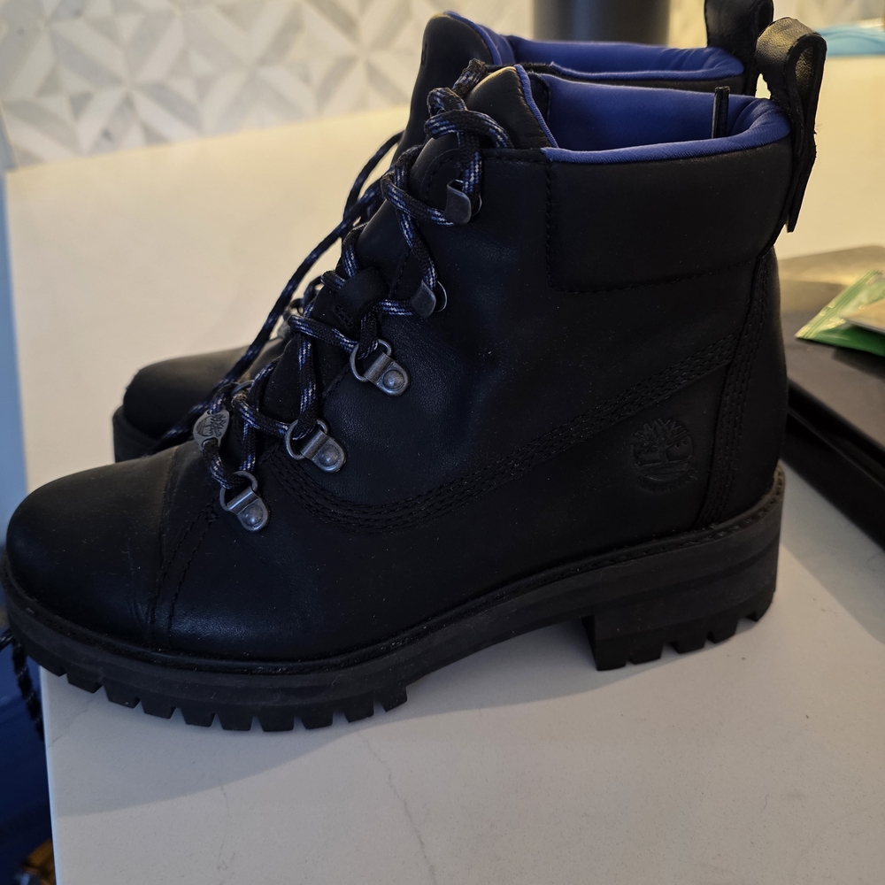 Black Timberland Ankle Boots